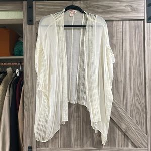 Crochet lined coverup